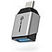 Ulcamn-sgr Cavo Di Interfaccia E Adattatore Usb C Usb A Grigio (ultra Mini Usb-c To Usb-a Adapter)  - Foto miniatura 1