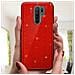 Cover Xiaomi Redmi 9 Semi-rigida Con Paillette Amovibili Rosso - Foto miniatura 2