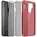 Cover Xiaomi Redmi 9 Semi-rigida Con Paillette Amovibili Rosso - Foto miniatura 1
