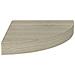 Scaffale Angolare A Parete Rovere 25x25x3,8 Cm In Mdf - Foto miniatura 2