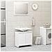 Set Mobili da Bagno Bianco Lucido in Legno Multistrato - Foto miniatura 3