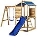 Casetta Bambini con Altalene e Scaletta in Pino Impregnato - Foto miniatura 4