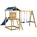 Casetta Bambini con Altalene e Scaletta in Pino Impregnato - Foto miniatura 1