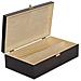 Marrone Scatola Legno Vino | 2 Bottiglie | 35 X 20 X 10 Cm | Coperchio E Serratura | Divisori Rimovibili | Cassetta Confezione Perfetta Per Regalo Decoupage Stoccaggio Decorazione - Foto miniatura 1