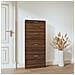 Scarpiera Rovere Marrone 59x17x150 Cm In Legno Multistrato - Foto miniatura 3