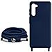 Cover Cordino Per Samsung Galaxy S23 Plus Collana / Tracolla 80 Cm Blu - Foto miniatura 5