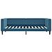 Divano Letto Con Materasso Blu 100x200 Cm In Velluto - Foto miniatura 8