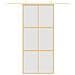 Porta Scorrevole Dorata 90x205 Vetro Smerigliato Esg Alluminio - Foto miniatura 3