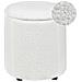 Pouf Contenitore Maryland Bouclé Bianco Sporco - Foto miniatura 4