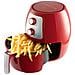Friggitrice ad Aria AIR FRYER 400RD Capacità 4 Litri 1500 Watt Colore Rosso / Grigio - Foto miniatura 2