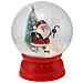 Ampolla Natalizia Palla con Effetto Neve e Babbo Natale 20x25cm Decorazione LED - Foto miniatura 1