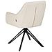 Set Di 2 Sedie Da Pranzo Jodar Tessuto Beige Chiaro - Foto miniatura 5