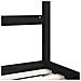 Giroletto Bambini con Cassetti Nero 80x200cm Massello di Pino - Foto miniatura 10