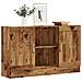 Credenza Legno Antico 120x30,5x70 Cm In Truciolato - Foto miniatura 1