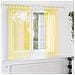 Tende In Voile Con Passanti 2 Pz Giallo 140x175 Cm - Foto miniatura 3