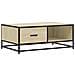 Tavolino Rovere Sonoma 90x57x35 Cm Legno Multistrato E Metallo - Foto miniatura 2