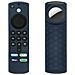 Custodia Protettiva Per Telecomando Fire Tv Stick 2024alexa Di Terza Generazione Airtag Darkblue - Foto miniatura 1