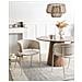 Set Di 2 Sedie Da Pranzo Springer Ciniglia Beige Chiaro - Foto miniatura 1