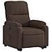 Poltrona Alzapersona Reclinabile Elettrica Marrone Microfibra - Foto miniatura 3