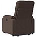 Poltrona Alzapersona Reclinabile Elettrica Marrone Microfibra - Foto miniatura 4