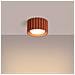 Lampada Da Soffitto Aura 1 Rosso Ocra Gx53 Sl. 1802 - Minimalist Lampada A Soffitto Ocra Rossa 6x10x10 Cm - Foto miniatura 5