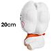Peluche 20 Cm Modello Bébé Rj In Posizione Seduta Ultra-morbido, Bianco - Foto miniatura 4