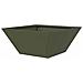 Vaso a Ciotola da Giardino Oliver verde 35 x 35 x 15 cm Acciaio - Foto miniatura 6