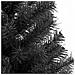 Alberi di Natale artificiali Nero 180 cm PVC - Foto miniatura 7