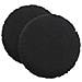 Cuscini per Seduta 2 pcs Nero Ø80 x 29 cm Velluto - Foto miniatura 1