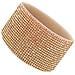 Manicotto In Silicone Champagne Oro Glitter/diamante Per Bicchieri Termici Da 12oz-40oz - Foto miniatura 2