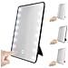 Specchio Da Trucco Led Con Supporto - Tocco Dimmerabile, 3 Modalità Di Illuminazione, 255x185mm White - Foto miniatura 3