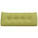 Cuscino per Schiena Verde chiaro 120 x 24 x 50 cm Tessuto - Foto miniatura 6