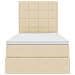Letto con contenitore e LED Crema 90 x 190 cm Poliestere - Foto miniatura 8