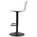 Set Di 2 Sgabelli Alti Vkh444-bianco-metallo-43x49,5x85,5 Cm - Foto miniatura 3