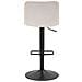 Set Di 2 Sgabelli Alti Vkh444-bianco-metallo-43x49,5x85,5 Cm - Foto miniatura 5