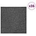 Piastrella per Tappeto Grigio Medio 50 x 50 cm 36 pcs - Foto miniatura 3