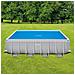 Copertura Solare per Piscina Blu 378x186 cm in Polietilene - Foto miniatura 2