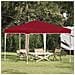 Tenda per feste a pop-up 288 x 288 x 245 cm Borgogna - Foto miniatura 2
