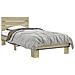Struttura letto con testata Rovere Sonoma 80 x 200 cm - Foto miniatura 1