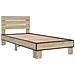 Struttura letto con testata Rovere Sonoma 80 x 200 cm - Foto miniatura 3