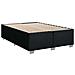 Letto box spring con materasso Nero 160 x 200 cm Tessuto - Foto miniatura 4