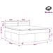 Letto box spring con materasso Nero 160 x 200 cm Tessuto - Foto miniatura 7