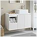 Set di mobili per il bagno 2 pz Bianco Legno ingegnerizzato - Foto miniatura 8
