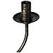 Lampadario Stile Antico Metallo Nero Lampadine 8 X E14 - Foto miniatura 5
