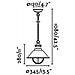 Faro 71139 - Nautica 1g Lampada A Sospensione Per Esterni Marrone Ossido - Foto miniatura 6