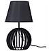 Lampada Da Tavolo In Legno Nero Samo - Foto miniatura 26