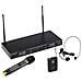Radiomic. True Diversity Uhf Doppio Wf-u2600hp 1 Tx Mano, 1 Tasc+headset 630-660mhz - Foto miniatura 1