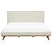 Letto Matrimoniale In Ciniglia Beige 180x200 Cm Talence - Foto miniatura 18