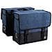 Borsa Portariviste Di Tela Da Bici 57 L Blu E Nero Opaco 15313 - Foto miniatura 1