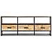 Mobile Porta Tv 120x30x45 Cm In Legno Massello Di Mango - Foto miniatura 8